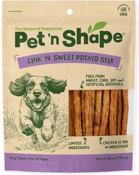Pet 'n Shape Chik 'n Sweet Potato Stix Grain-Free Dehydrated Soft & Chewy Dog Treats, 28-oz bag