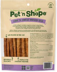 Pet 'n Shape Chik 'n Sweet Potato Stix Grain-Free Dehydrated Soft & Chewy Dog Treats, 14-oz bag slide 2 of 7