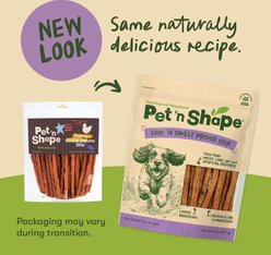 Pet 'n Shape Chik 'n Sweet Potato Stix Grain-Free Dehydrated Soft & Chewy Dog Treats, 14-oz bag slide 2 of 8