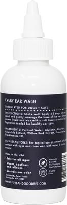 Show full view: Pure + Good Every Ear Wash Dog Ear Cleaner, 4-fl oz bottle slide 2 of 2