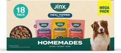 Jinx Homemades Variety Pack Pate Wet Dog Food, 3-oz pouch, 18 count