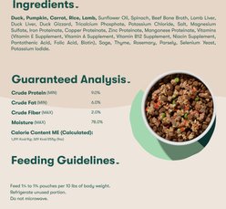Jinx Homemades Lamb & Duck Pate Wet Dog Food, 9-oz pouch, 6 count slide 2 of 9