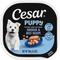 Show in main carousel: Cesar Puppy Classic Loaf in Sauce Chicken & Beef Recipe Small Breed Wet Dog Food Trays, 3.5-oz, case of 24 slide 1 of 12