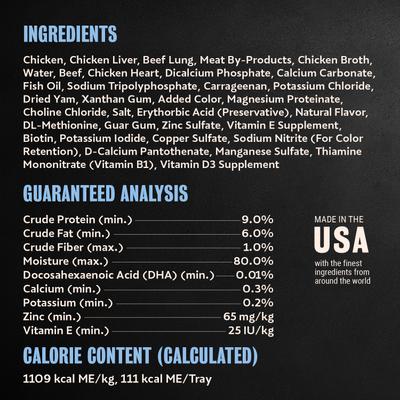 Show full view: Cesar Puppy Classic Loaf in Sauce Chicken & Beef Recipe Small Breed Wet Dog Food Trays, 3.5-oz, case of 24 slide 7 of 12