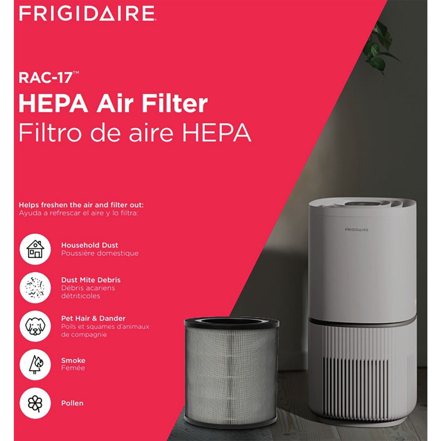Frigidaire PureAir RAC-17 Premium Allergen Air Filter, 4 count