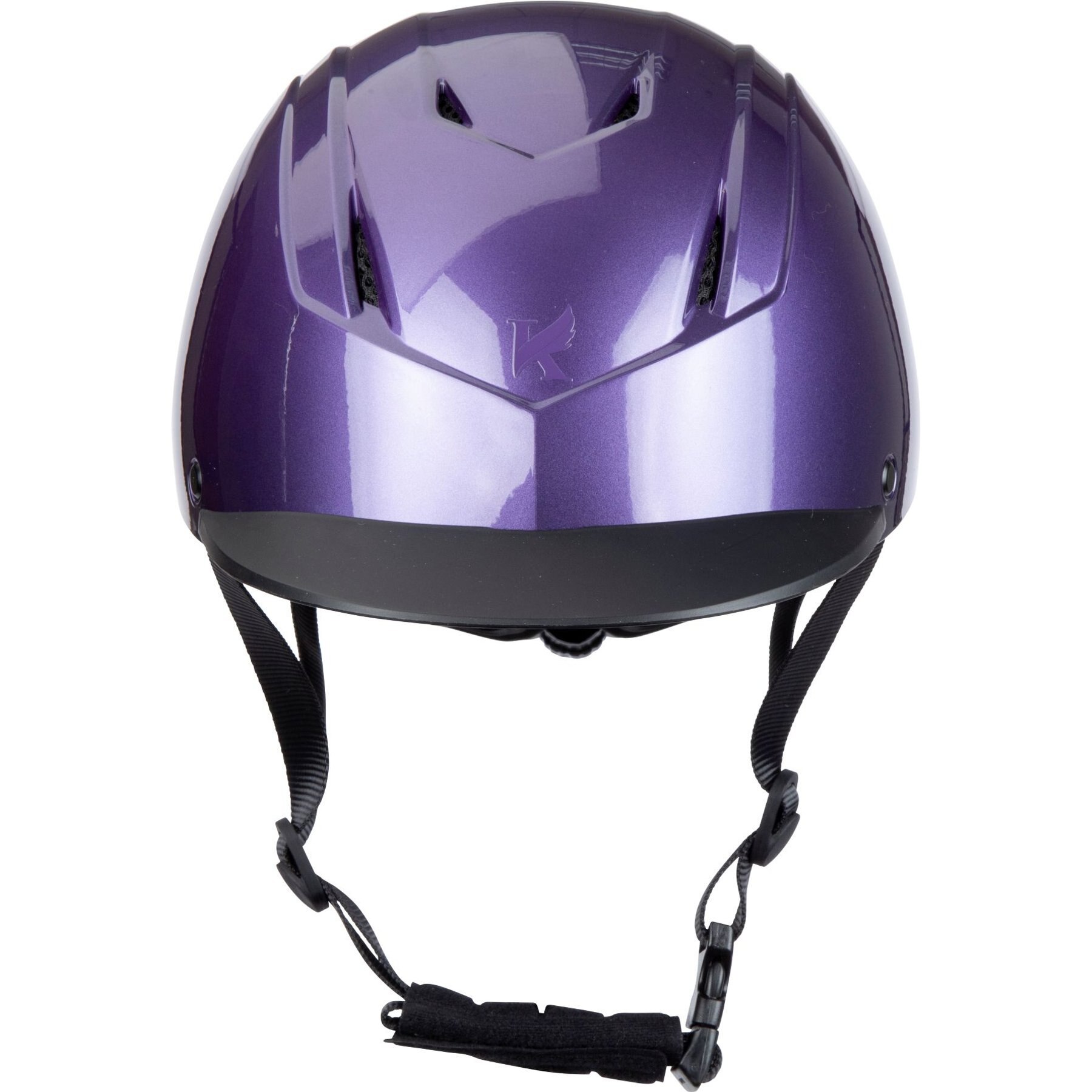 Shires Equestrian Products Karben Matteo Horse Riding Helmet, Purple, Small/Medium