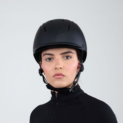 Shires Equestrian Products Karben Matteo Horse Riding Helmet, Black, Small/Medium slide 2 of 9