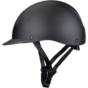 Shires Equestrian Products Karben Matteo Horse Riding Helmet, Black, Medium/Large