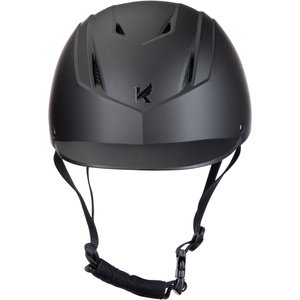 Shires Equestrian Products Karben Matteo Horse Riding Helmet, Black, Medium/Large