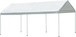 ShelterLogic 6 Leg AG Canopy Cattle House, White, 10 x 20 x 10-ft