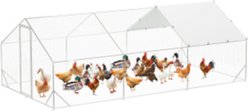 LALFPET Spire Roof Metal Bird Coop with Anti-UV Waterproof Cover, Large: 236.22-in slide 2 of 5
