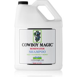 Cowboy Magic Rosewater Pet Shampoo, 1-gal bottle