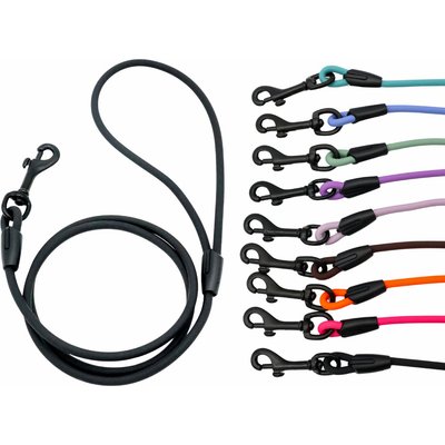Tailr Tailr Waterproof & Odor-Resistant Rope Dog Leash, 4-ft long, 1/3-in wide, Black