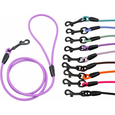 Tailr Tailr Waterproof & Odor-Resistant Rope Dog Leash, 4-ft long, 1/3-in wide, Bright Lavender