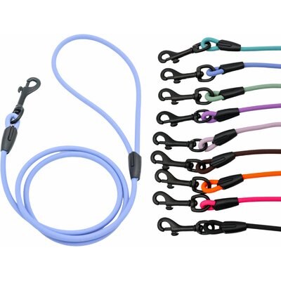 Tailr Tailr Waterproof & Odor-Resistant Rope Dog Leash, 4-ft long, 1/3-in wide, Periwinkle Blue