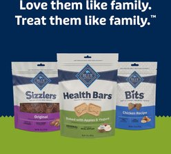 Blue Buffalo Health Bars Oven-Baked with Natural Ingredients Apples & Yogurt Biscuit Dog Crunchy Treats, 1-lb bag slide 2 of 9