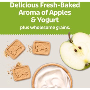 Blue Buffalo Health Bars Oven-Baked with Natural Ingredients Apples & Yogurt Biscuit Dog Crunchy Treats, 1-lb bag