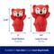Show in main carousel: Frisco Red Panda Rubber Chew Dog Toy for Heavy Chewers, Small/Medium slide 2 of 8
