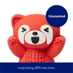 Frisco Red Panda Rubber Chew Dog Toy for Heavy Chewers, Small/Medium slide 2 of 8