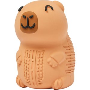 Frisco Capybara Rubber Chew Dog Toy for Extreme Chewers, Small/Medium
