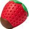 Show in main carousel: Frisco Chocolate Dipped Strawberry Rubber Chew Dog Toy for Heavy Chewers, Large/X-Large slide 1 of 9