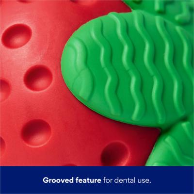 Show full view: Frisco Chocolate Dipped Strawberry Rubber Chew Dog Toy for Heavy Chewers, Large/X-Large slide 5 of 9