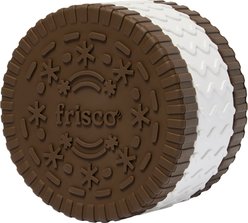 Frisco Sandwich Cookie Rubber Chew Dog Toy for Heavy Chewers, Large/X-Large