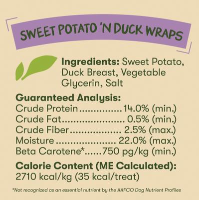 Show full view: Pet 'n Shape Grain-Free Duck 'n Sweet Potato Dog Treats, 32-oz bundle slide 6 of 10