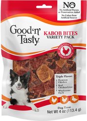 Good 'n' Tasty Kabob Bites Dog Treats, 4-oz bag