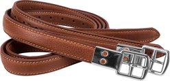 M. Toulouse 2 Fold European Style Covered Stirrup Leathers, Cognac, 1 x 54-in