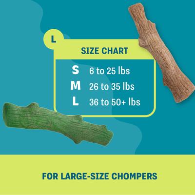 Show full view: Pupstages Dogwood Mint Bone Tough Dog Chew Toy, Large, 2 count slide 6 of 11