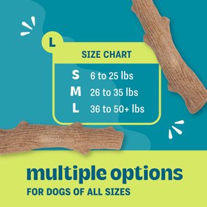 Pupstages Dogwood Stick Tough Dog Chew Toy, Large