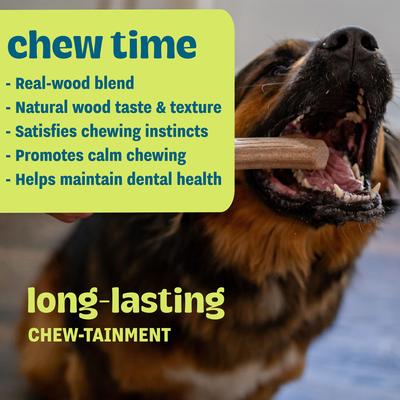 Show full view: Pupstages Super Dogwood Stick Tough Dog Chew Toy, Large slide 4 of 10