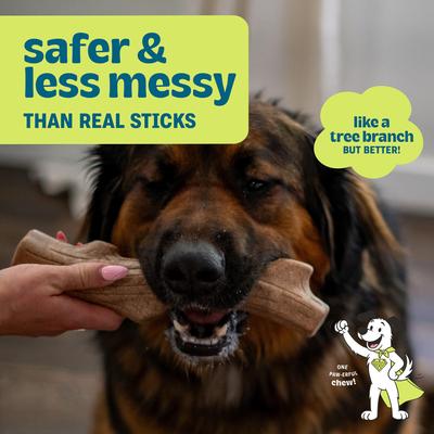 Show full view: Pupstages Super Dogwood Stick Tough Dog Chew Toy, Large slide 3 of 10