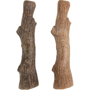 Pupstages Dogwood Calming Bone Tough Dog Chew Toy, 2 count, Small