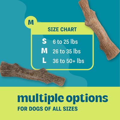 Show full view: Pupstages Dogwood Calming Bone Tough Dog Chew Toy, 2 count, Medium slide 7 of 12