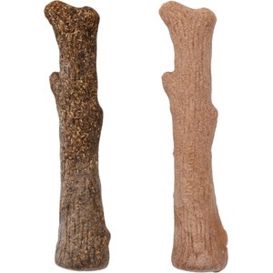 Pupstages Dogwood Calming Bone Tough Dog Chew Toy, 2 count, Medium