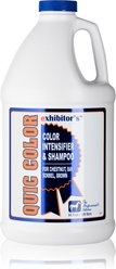 Exhibitor's Quic Color Intensifier for Chestnut, Bay, Sorrel & Brown Coats Pet Shampoo, 64-fl oz bottle