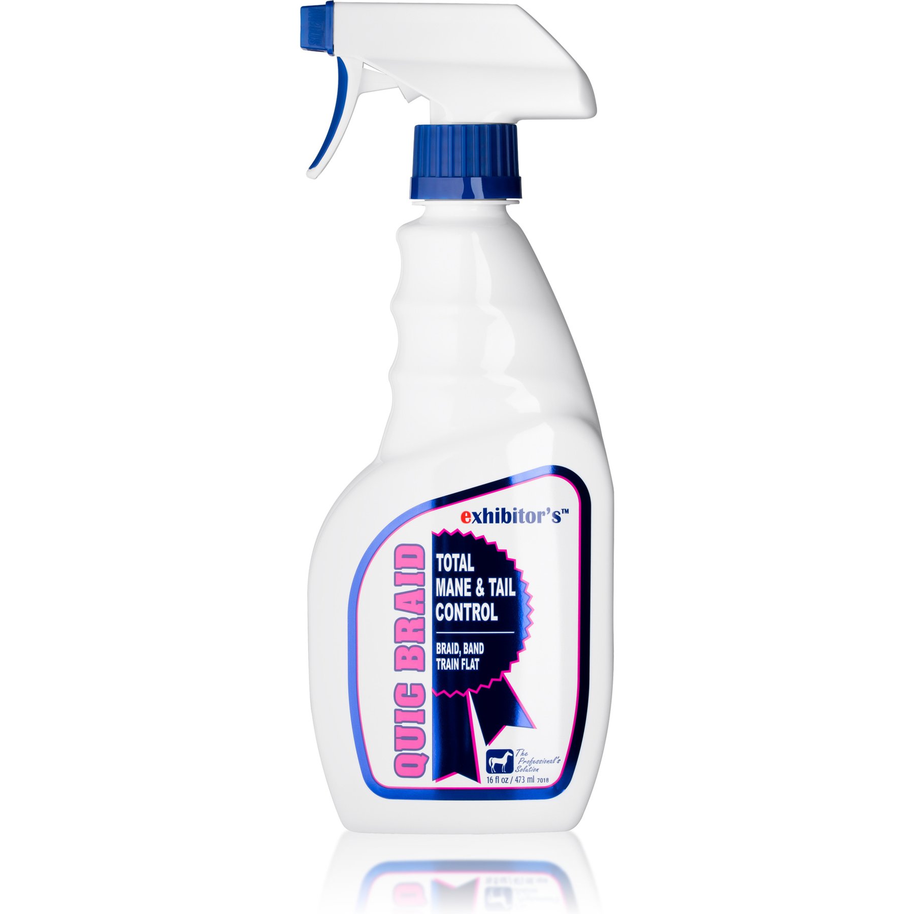 Exhibitor's Quic Braid Mane & Tail Control Horse Spray, 16-fl oz spray