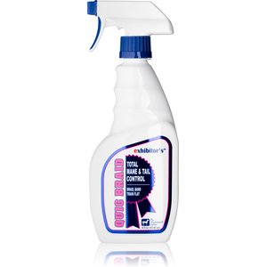 Exhibitor's Quic Braid Mane & Tail Control Horse Spray, 16-fl oz spray