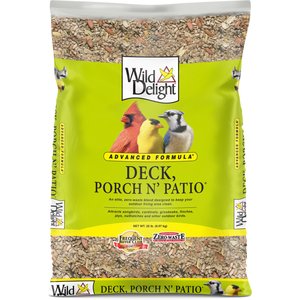 Wild Delight Deck, Porch N' Patio Wild Bird Food, 20-lb bag