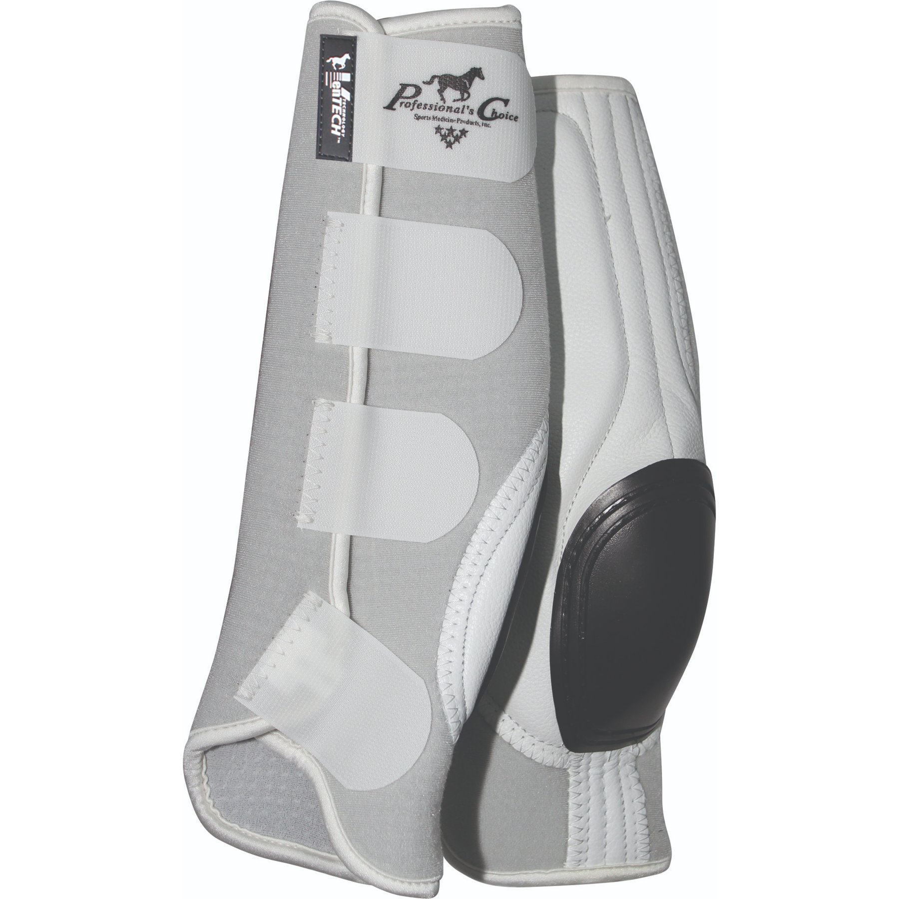 Professional's Choice VenTECH Slide-Tec Skid Horse Boots, White, Standard: 13.5-in, 2 count