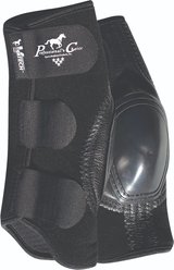 Professional's Choice VenTECH Slide-Tec Skid Horse Boots, Black, Short: 10.5-in, 2 count
