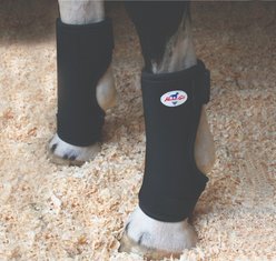 Professional's Choice Bed Sore Horse Boots, Black, 2 count