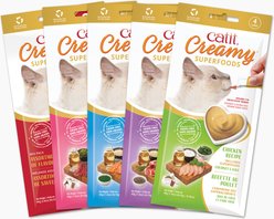 Catit Creamy Superfood Lamb Recipe with Quinoa & Chia Cat Lickable Treats, 0.35-oz tube, 4 count slide 2 of 6