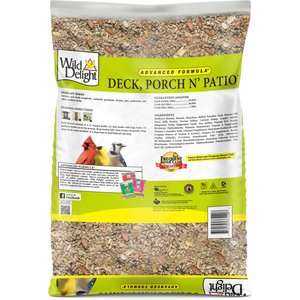 Wild Delight Deck, Porch N' Patio Wild Bird Food, 20-lb bag
