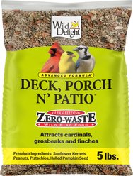 Wild Delight Deck, Porch N' Patio Wild Bird Food, 5-lb bag