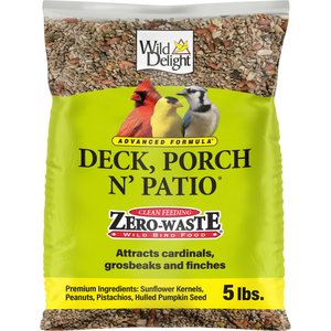 Wild Delight Deck, Porch N' Patio Wild Bird Food, 5-lb bag