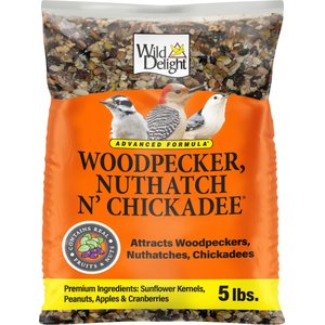 Wild Delight Woodpecker, Nuthatch N' Chickadee Wild Bird Food, 5-lb bag