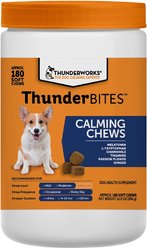 ThunderBites Melatonin Calming Chewys for Dogs, 180 count